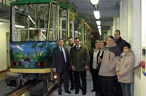 Arbeitskreis Europa mit Schöneicher Straßenbahn