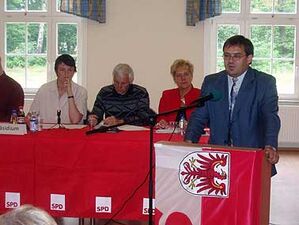 Jörg Vogelsänger bei seiner Nominierungsrede
